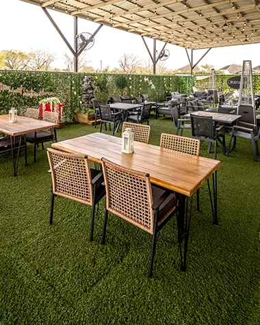 MidPoint garden terrace in Katy