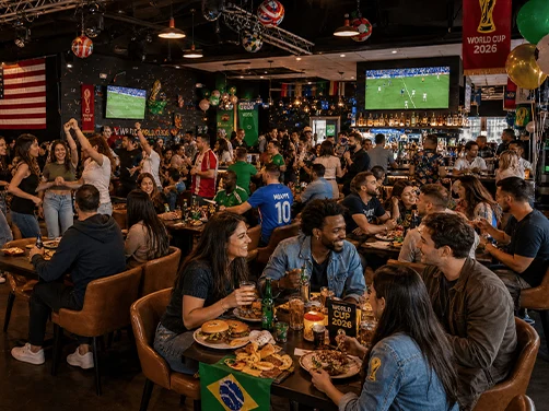 Inside MidPoint Bar + Eatery, Katy TX